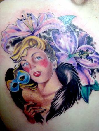 tattoos/ - Flower girl tattoo - 49327